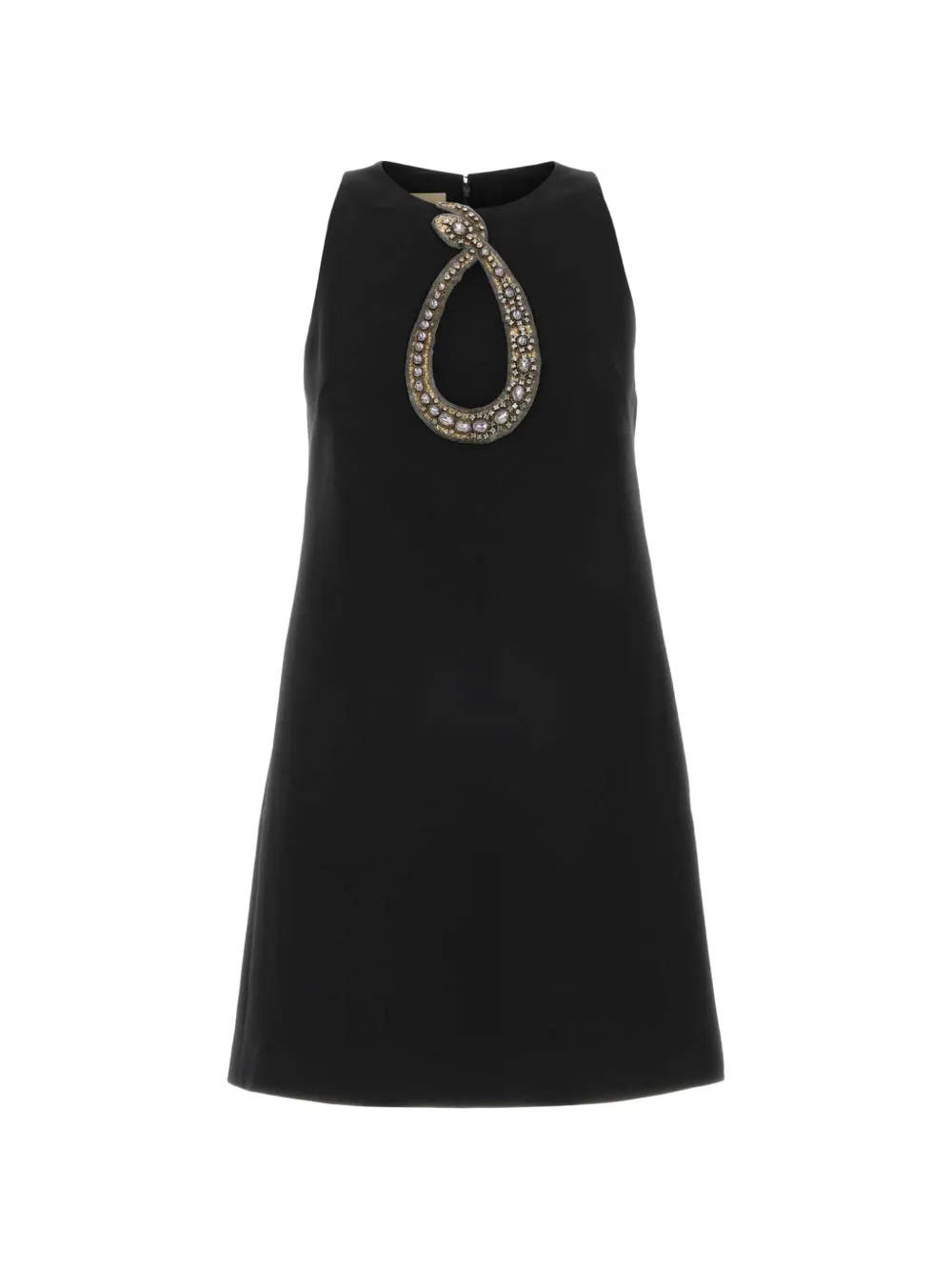 Valentino Garavani embellished cut-out dress - Schwarz