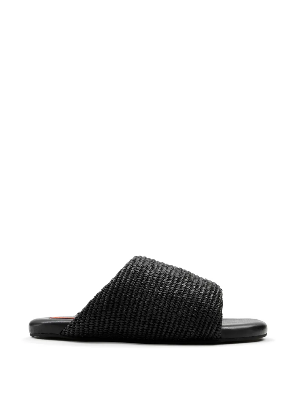 Simon Miller Bubble raffia slides - Schwarz