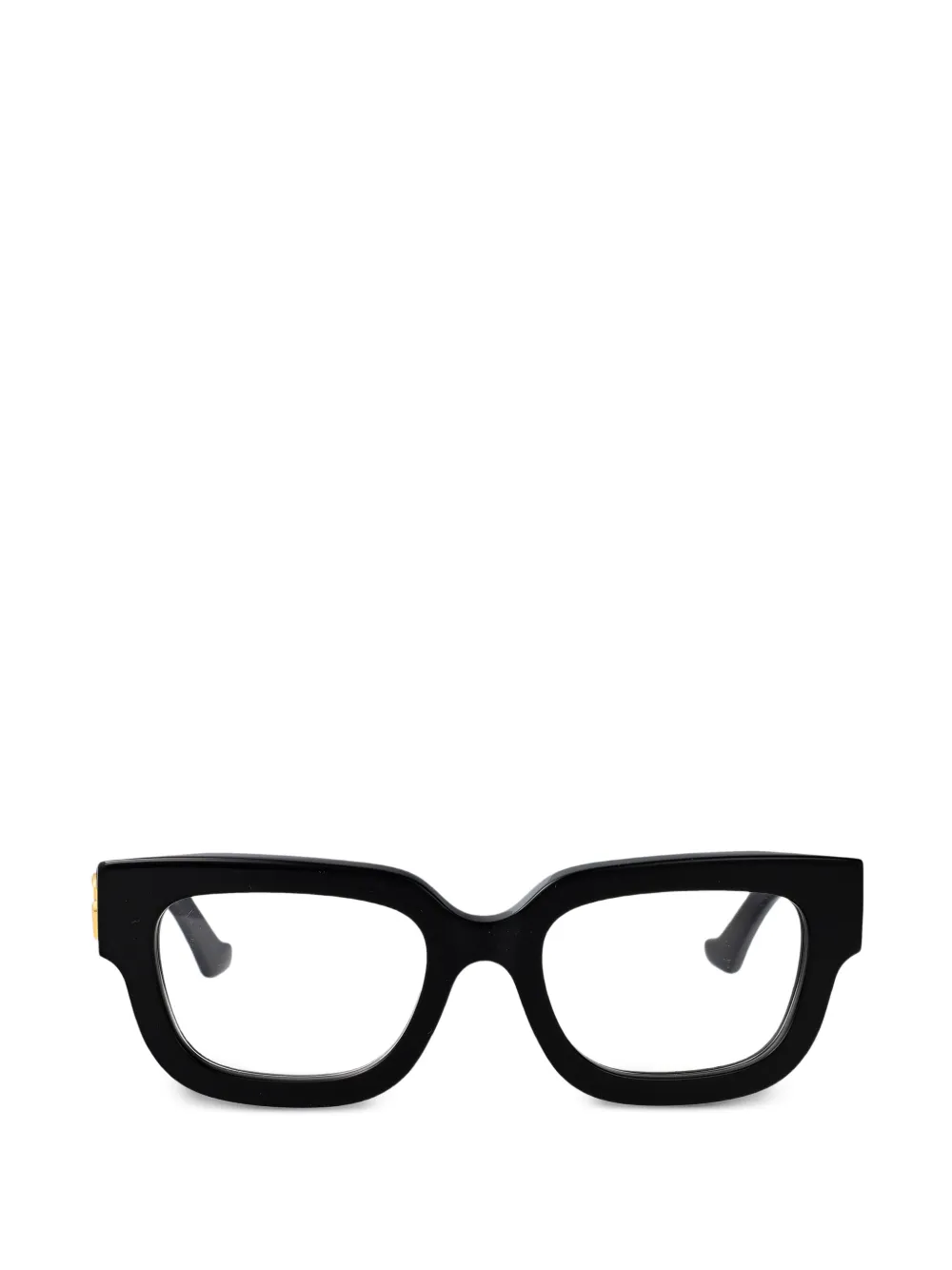 Gucci Eyewear Double G square-frame glasses - Nero