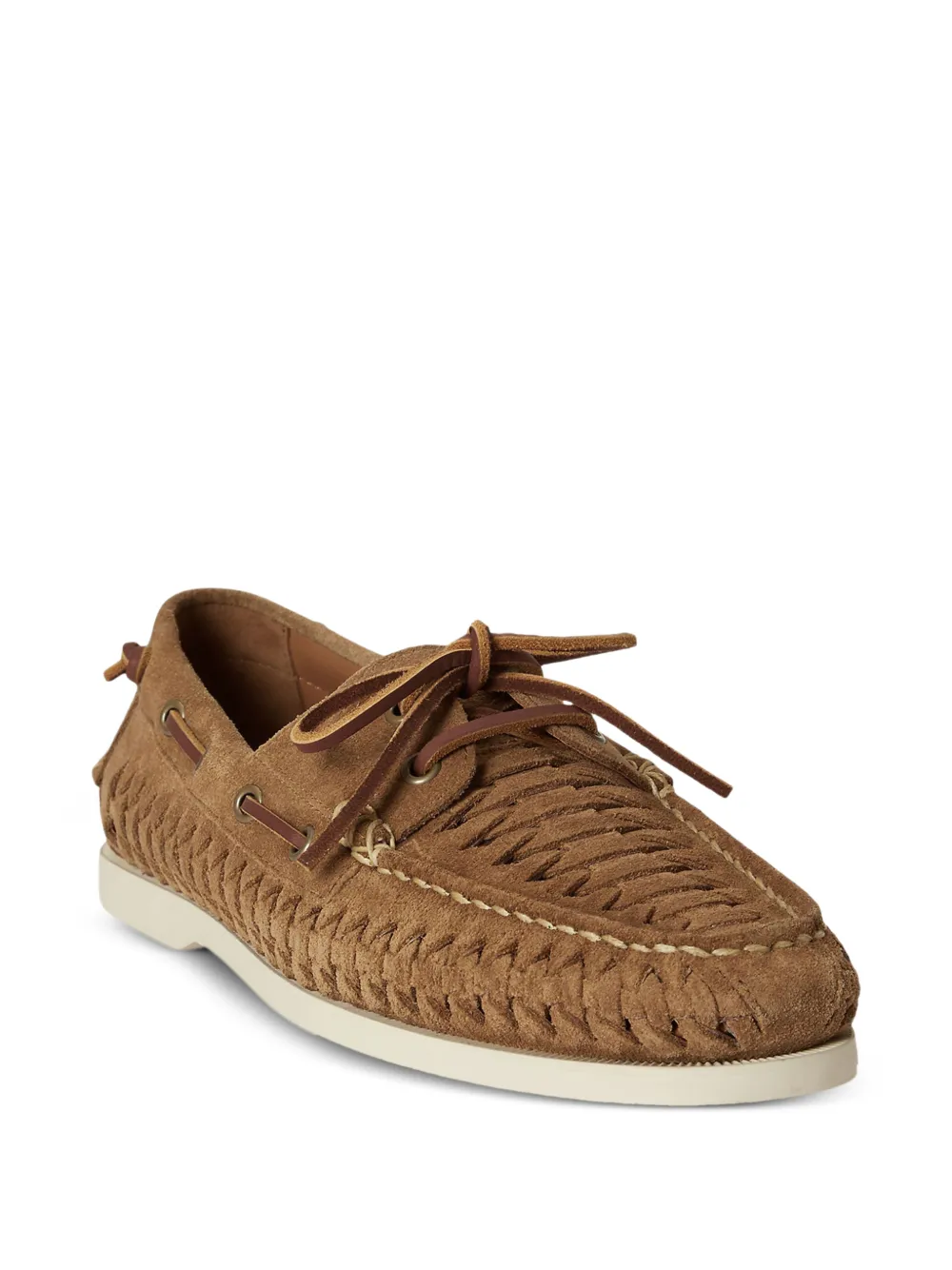 Polo Ralph Lauren woven leather loafers Bruin