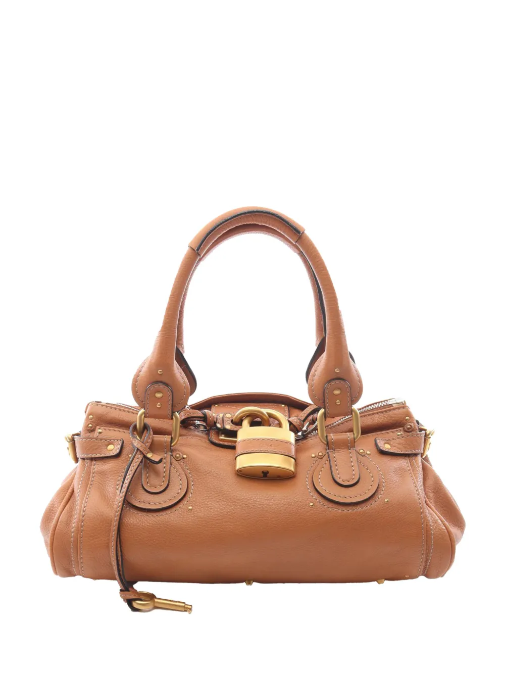 Chloé Pre-Owned 2010-2026 Leather Paddington handbag - Marrone