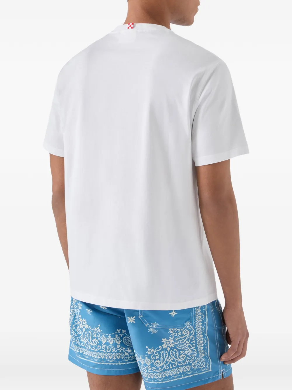 MC2 Saint Barth T-shirt met borduurwerk Wit