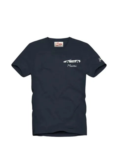 MC2 Saint Barth Portofino car-embroidered T-shirt