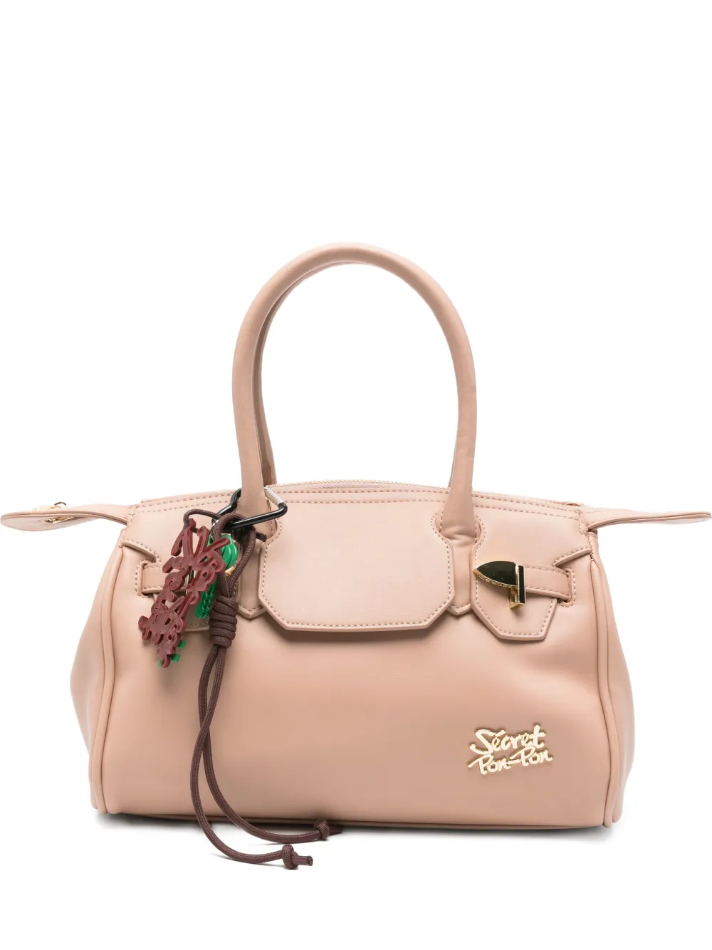 Secret Pon Pon Borsa tote Alexandra-S con applicazione - Rosa