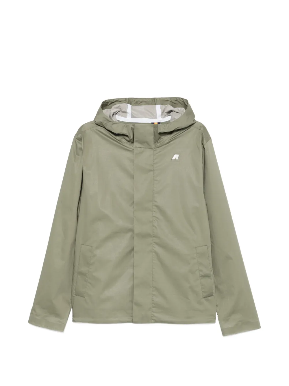K-Way Jacko hooded logo-patch jacket - Verde