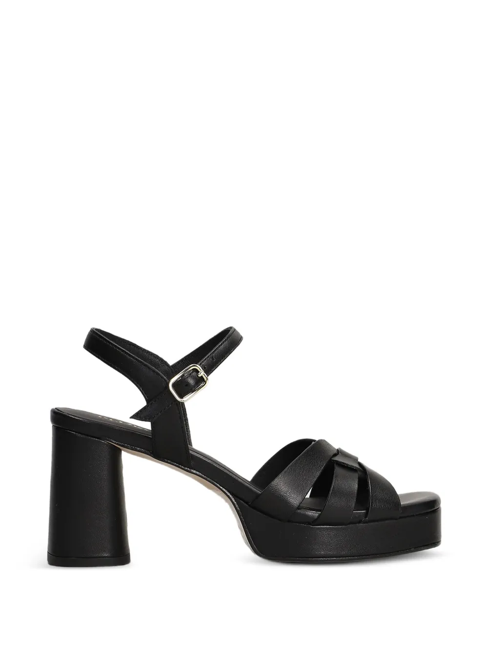 Pedro Miralles interwoven platform sandals Zwart