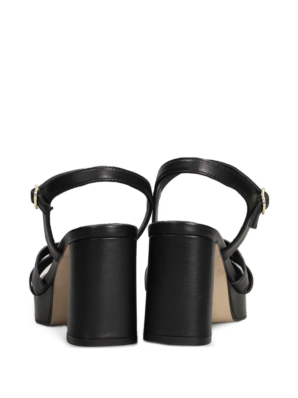Pedro Miralles interwoven platform sandals Zwart