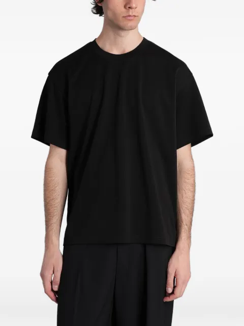 Attachment crew-neck short-sleeve t-shirt