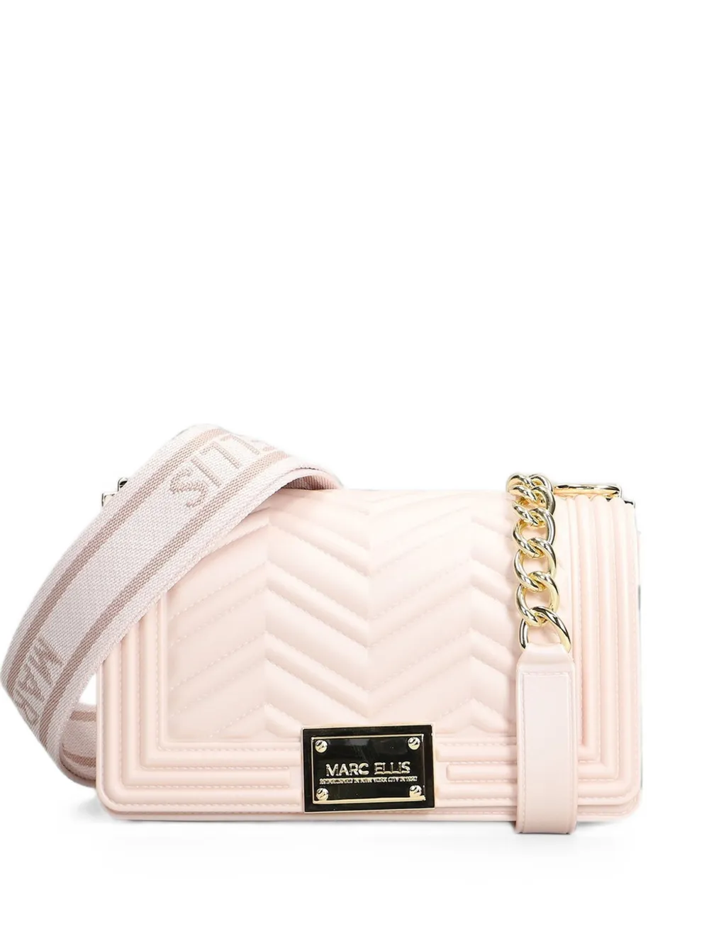 Marc Ellis Borsa a spalla S Flat Wave trapuntata - Rosa