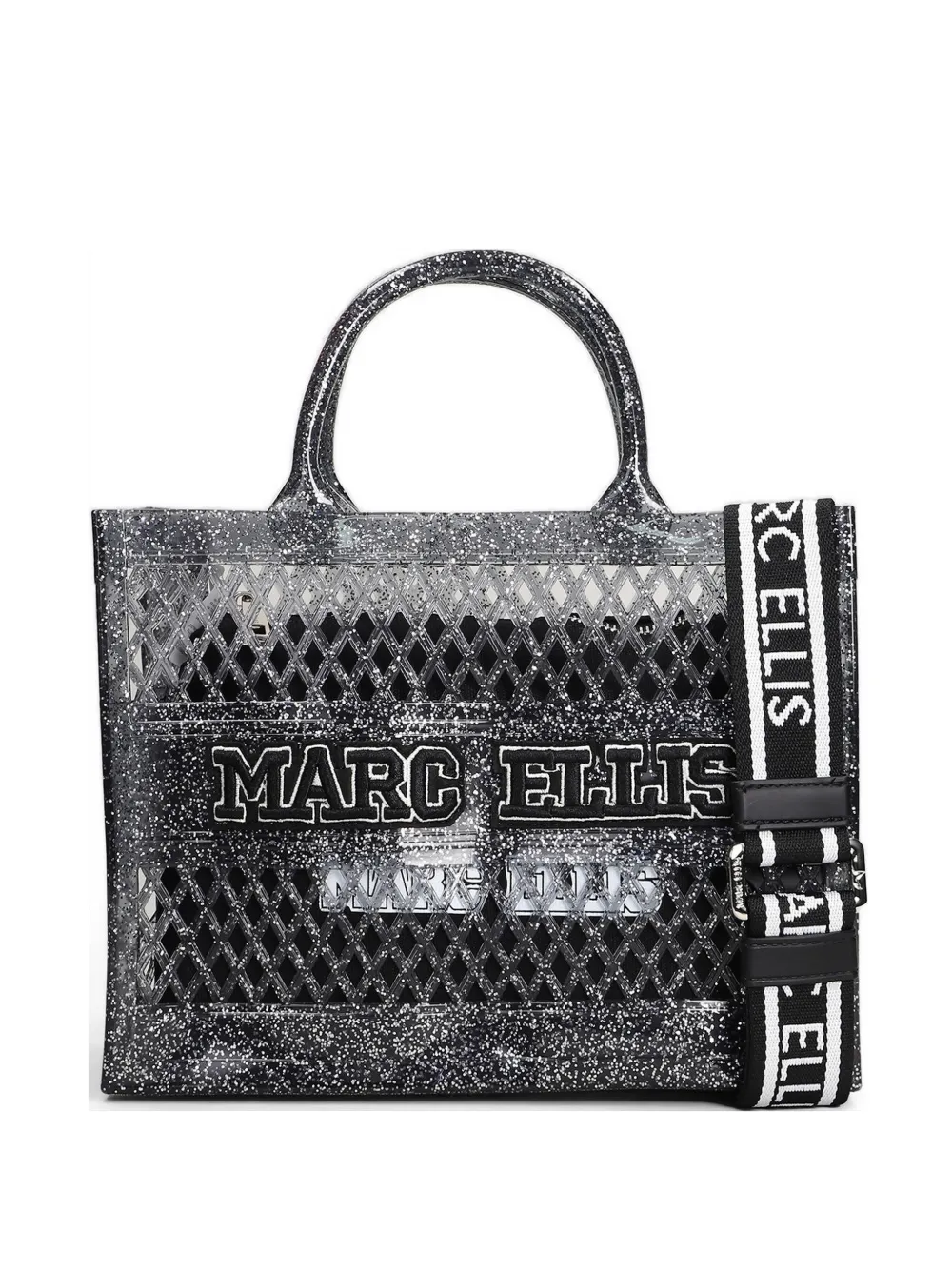 Marc Ellis Borsa tote Flat Sponge piccola - Nero