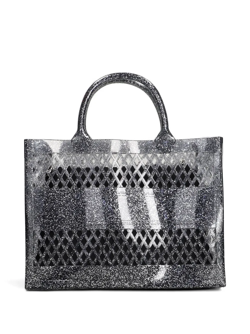 Marc Ellis Flat Sponge kleine shopper met glitters-effect Zwart