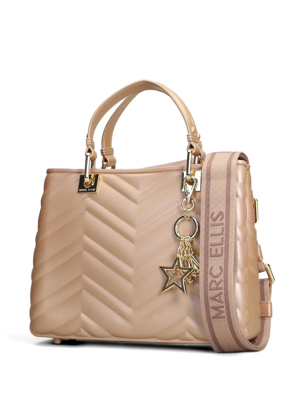 Marc Ellis Krissy Wave medium shopper Beige