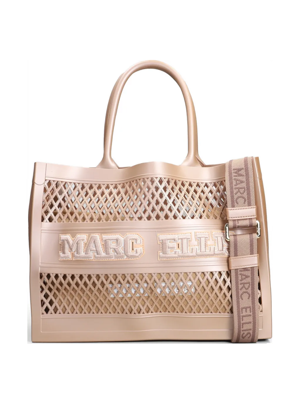 Marc Ellis Borsa tote Flat Sponge - Toni neutri