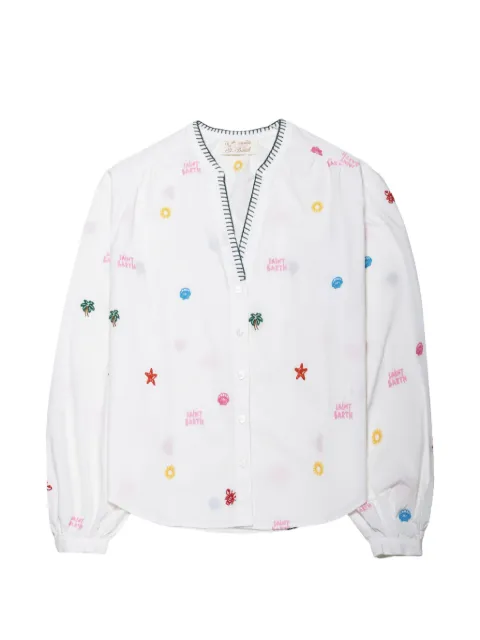 MC2 Saint Barth Liona embroidered blouse