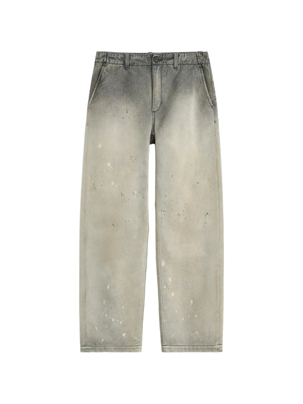 OUR LEGACY paint-splatter faded jeans - Grau