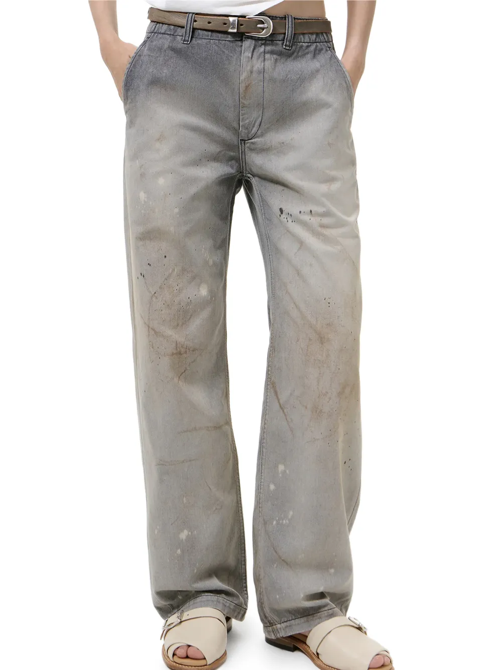 OUR LEGACY Tide chino Grijs