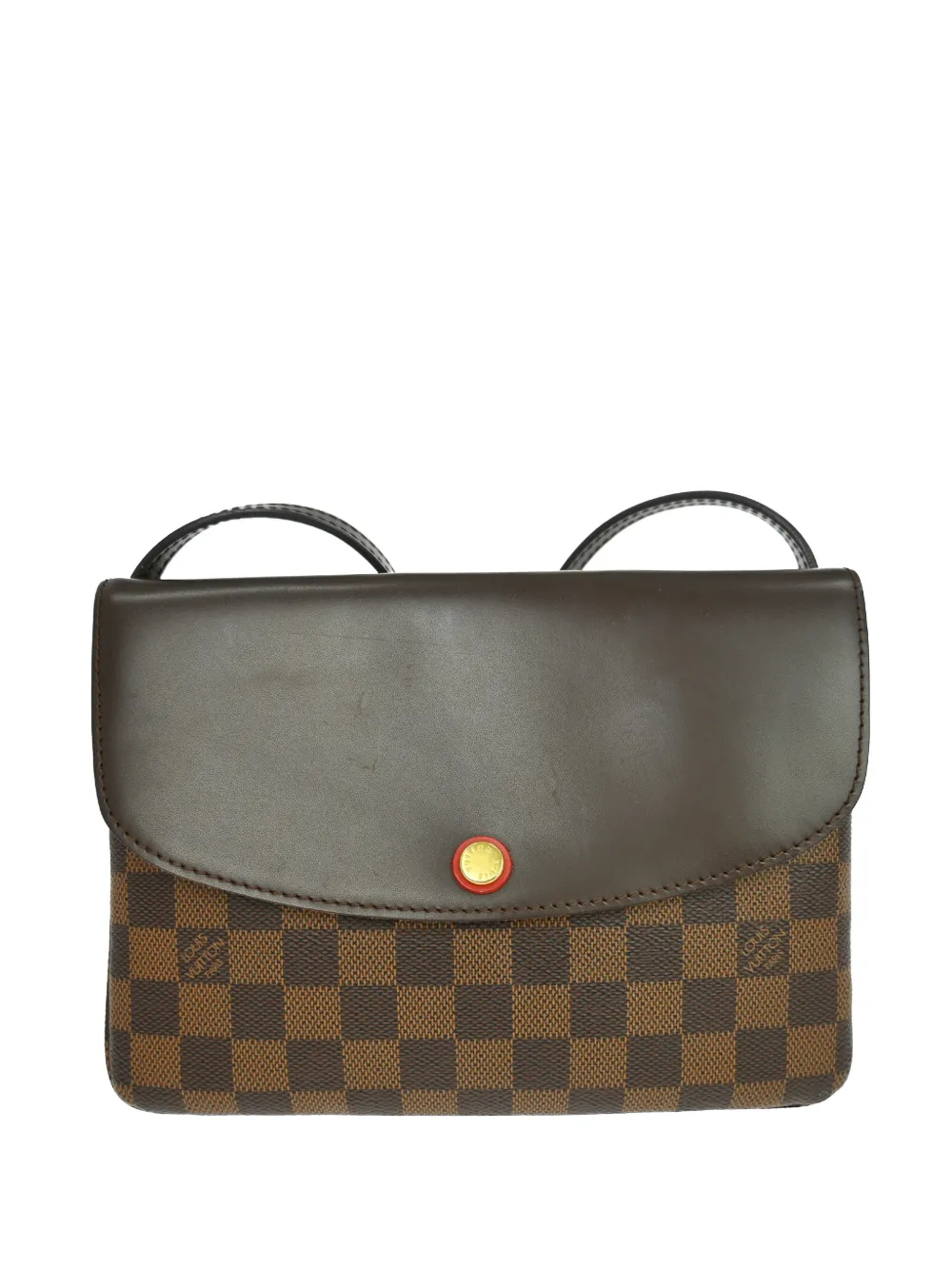 Louis Vuitton Pre-Owned 2015 Twice Damier shoulder bag - Marrone