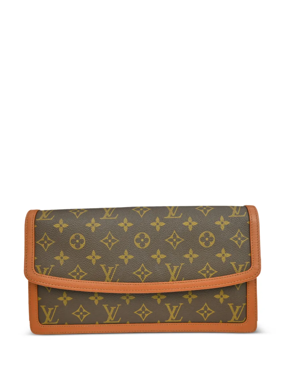 Louis Vuitton Pre-Owned 1997 Monogram Dame GM clutch bag - Braun