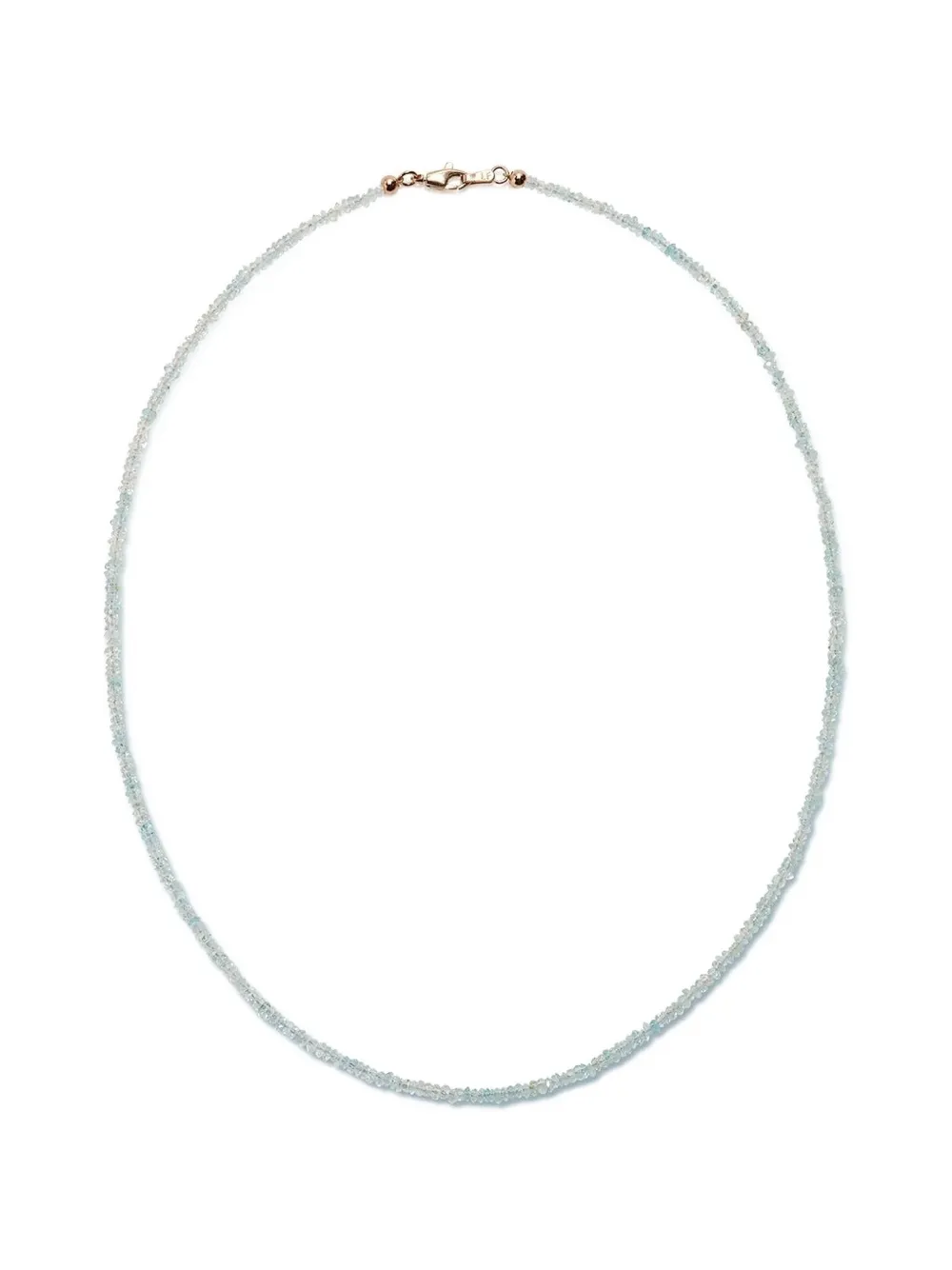 Lizzie Fortunato aquamarine bead necklace - Blu