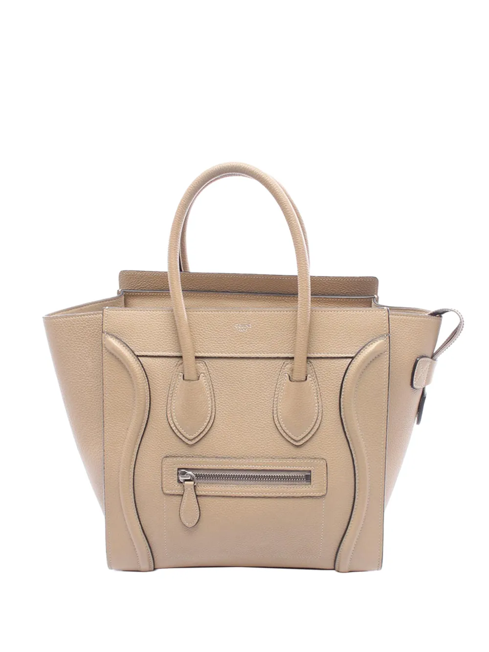 Celine Pre-Owned 2010-2026 Micro Leather Luggage tote bag - Toni neutri