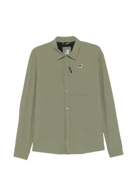 K-Way Recher logo-patch zip-pocket jacket