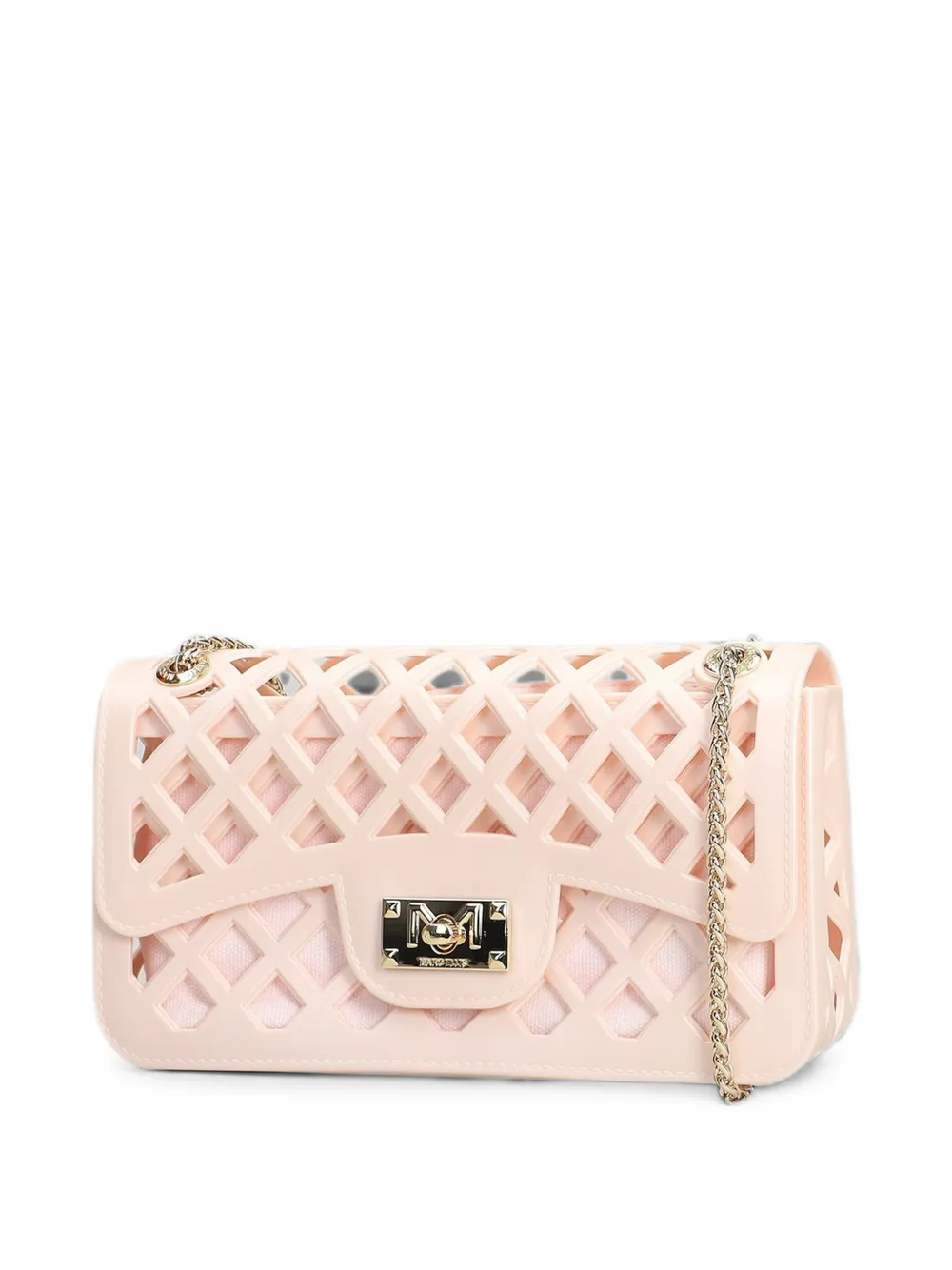 Marc Ellis Flat Basket schoudertas met uitgesneden details Roze
