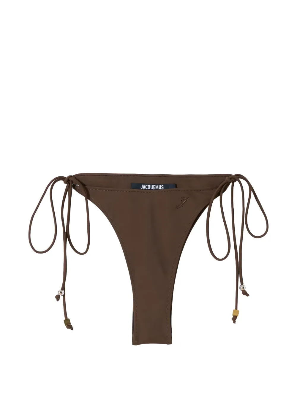 Jacquemus The Triangle tie-fastening bikini bottoms - Braun