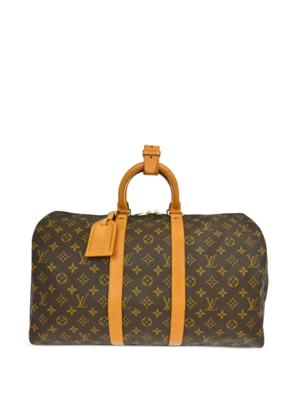 Louis Vuitton ボストンバッグ 中型 Louis Vuitton Pre-Owned 1995 キーポル モノグラム ボストンバッグ