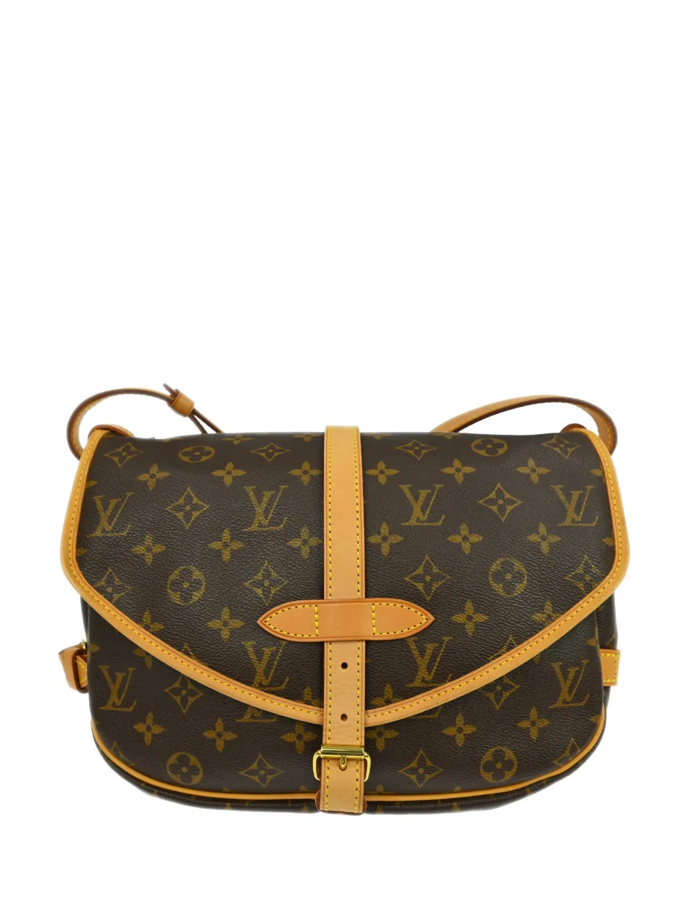 Louis Vuitton Pre-Owned 2008 Saumur Monogram shoulder bag - Brown