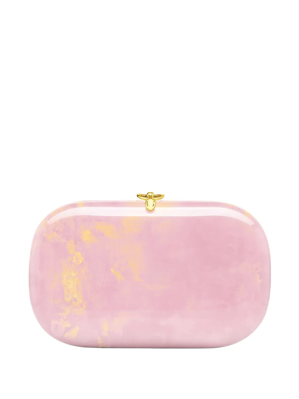 Jeffrey Levinson Elina Plus Brush-work Clutch Bag In Pink