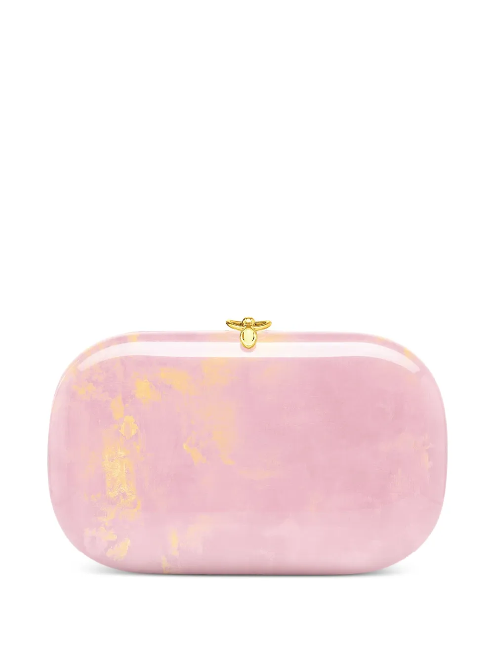 Jeffrey Levinson Elina Plus brush-work clutch bag - Rosa
