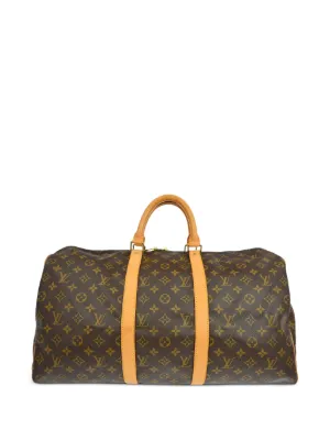 Louis Vuitton Pre-Owned 1996 キーポル 60 ボストンバッグ | ブラウン