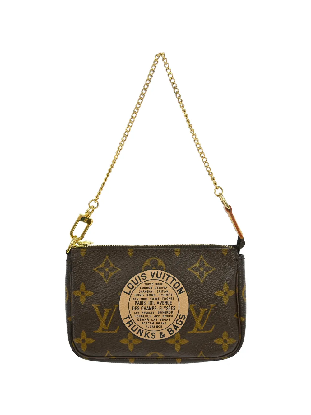 Louis Vuitton Pre-Owned mini 2007 Monogram Pochette Accessoires handbag - Marrone
