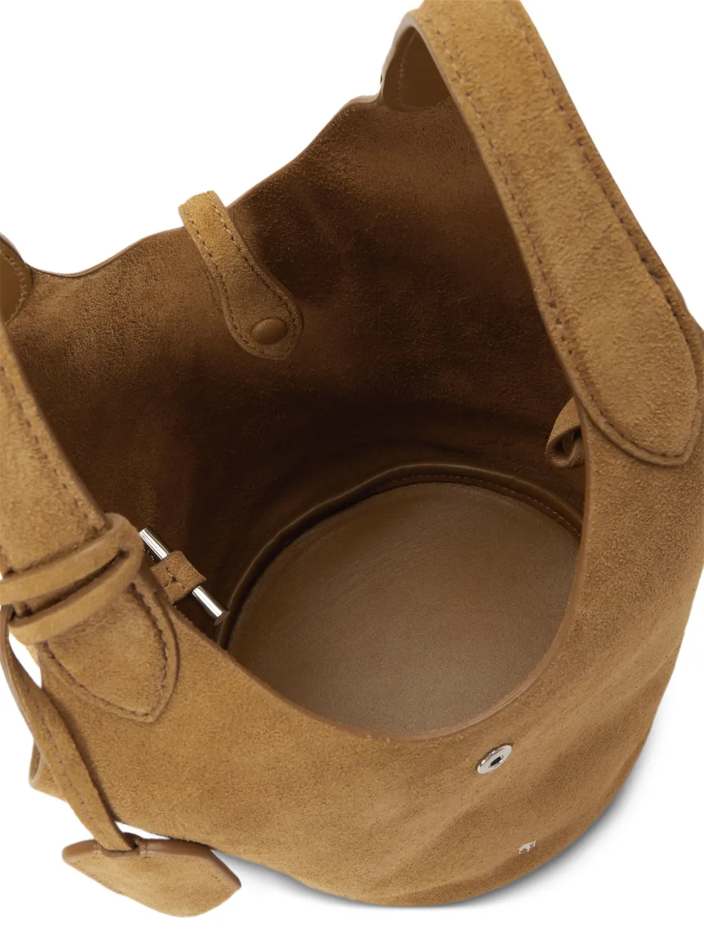 Polo Ralph Lauren Kleine Polo Play suède shopper en crossbodytas Bruin