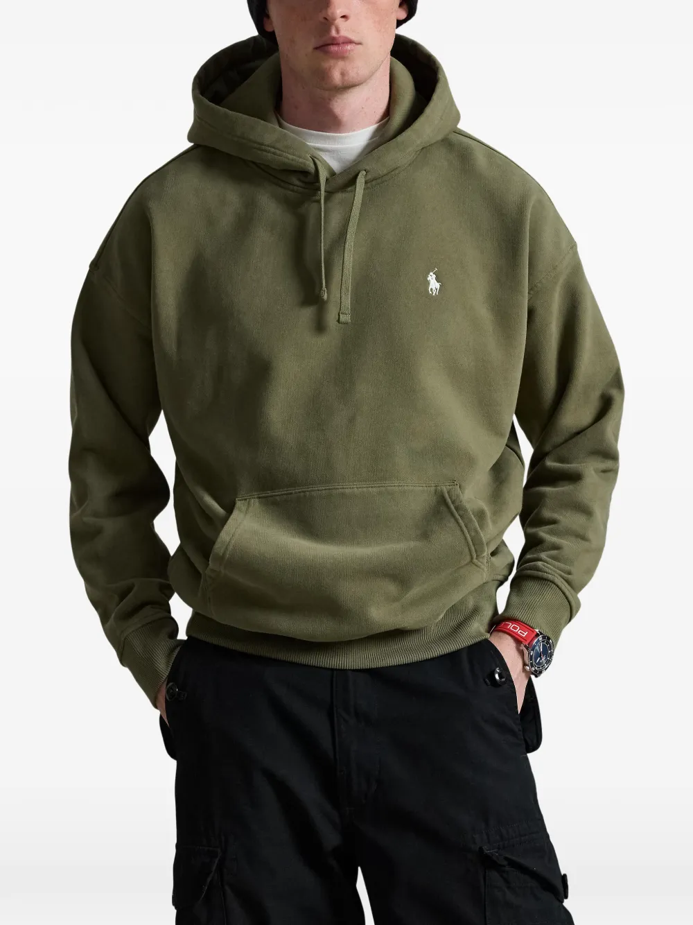 Polo Ralph Lauren Pony hoodie met geborduurd logo Groen