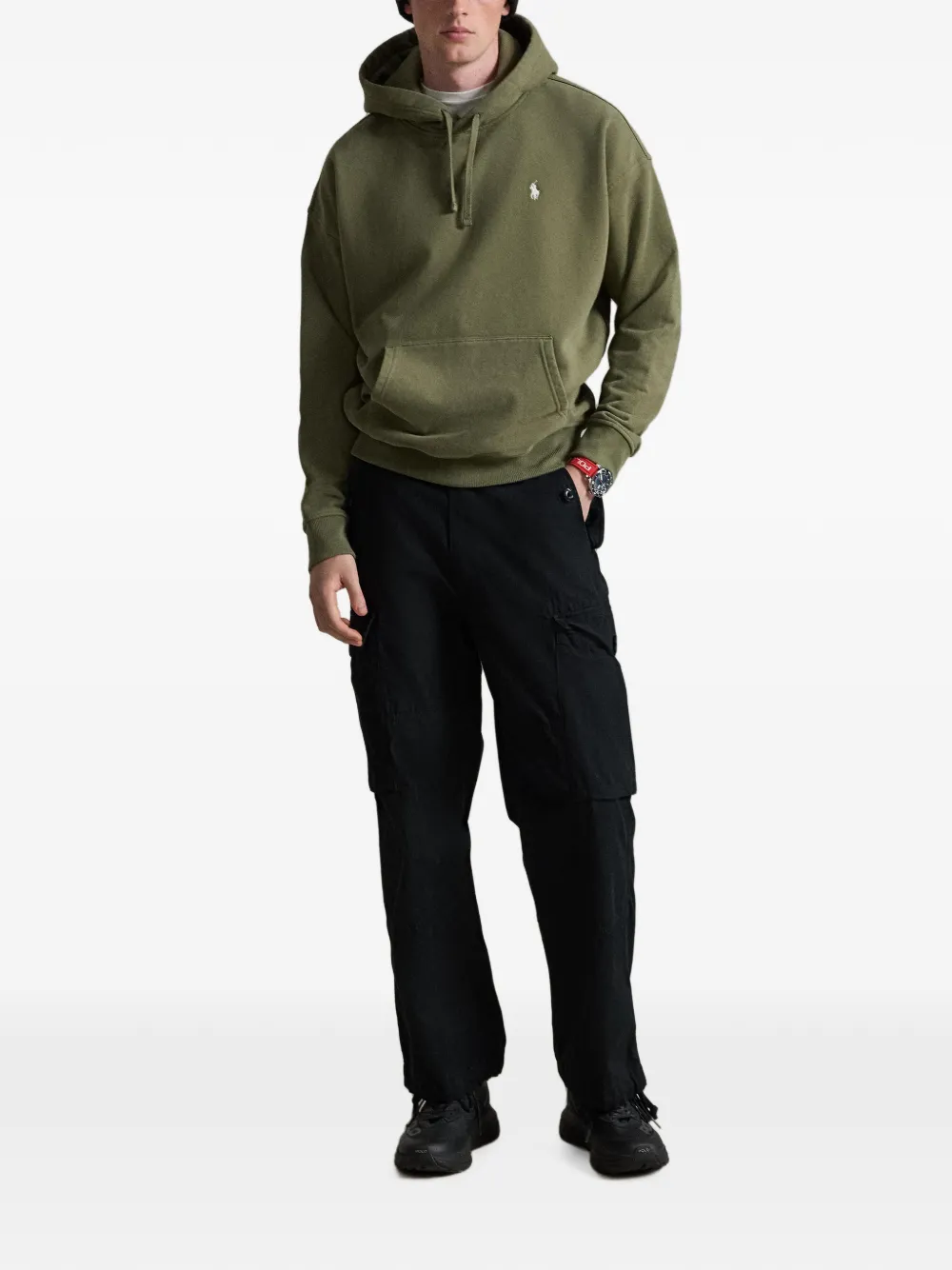 Polo Ralph Lauren Pony hoodie met geborduurd logo Groen