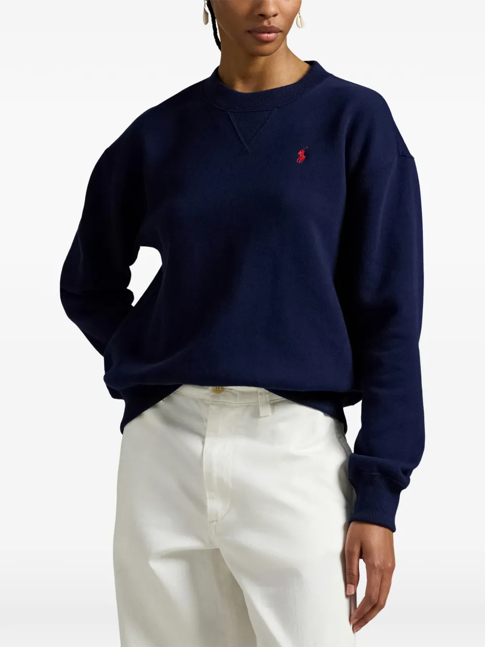 Polo Ralph Lauren Sweater met borduurwerk Blauw