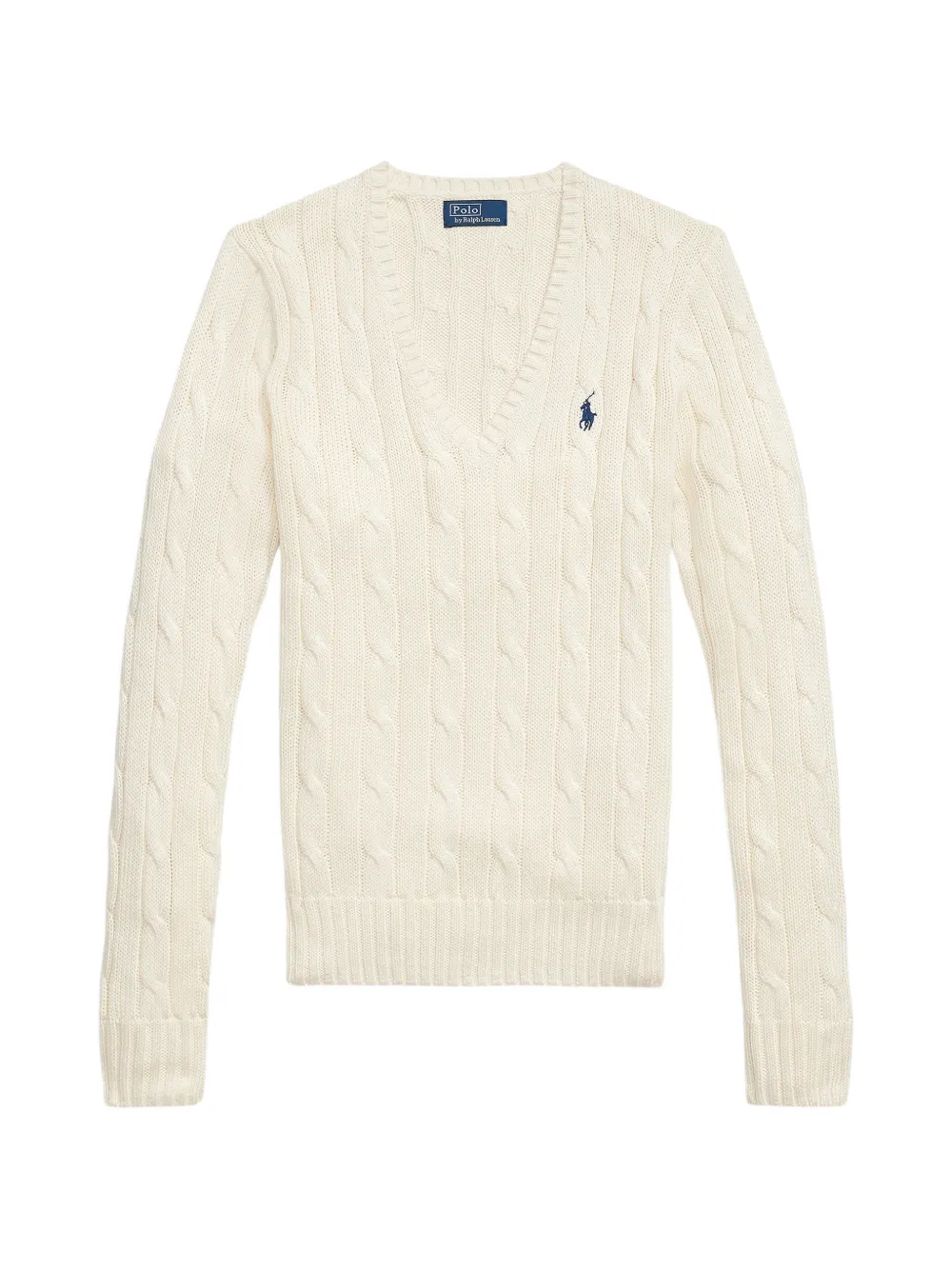 Polo Ralph Lauren cable-knit cotton sweater - Bianco