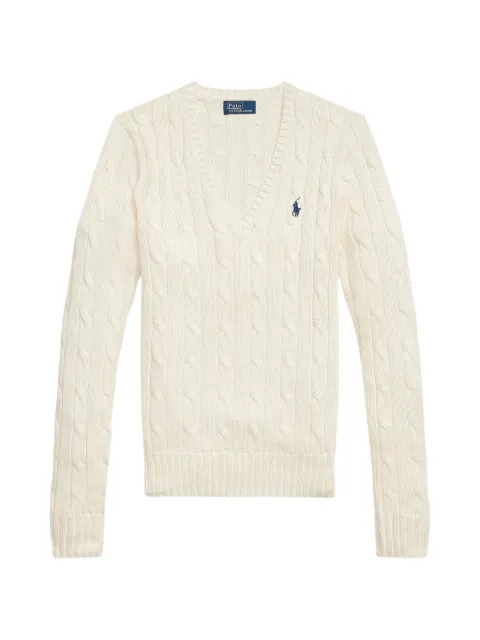 Polo Ralph Lauren 绞花针织棉毛衣