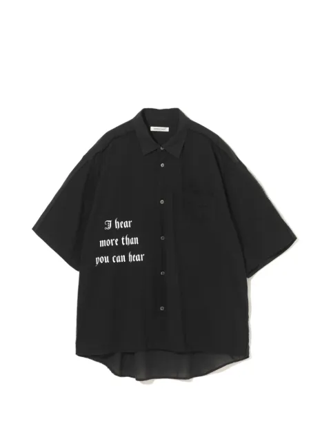 Undercover slogan-print shirt