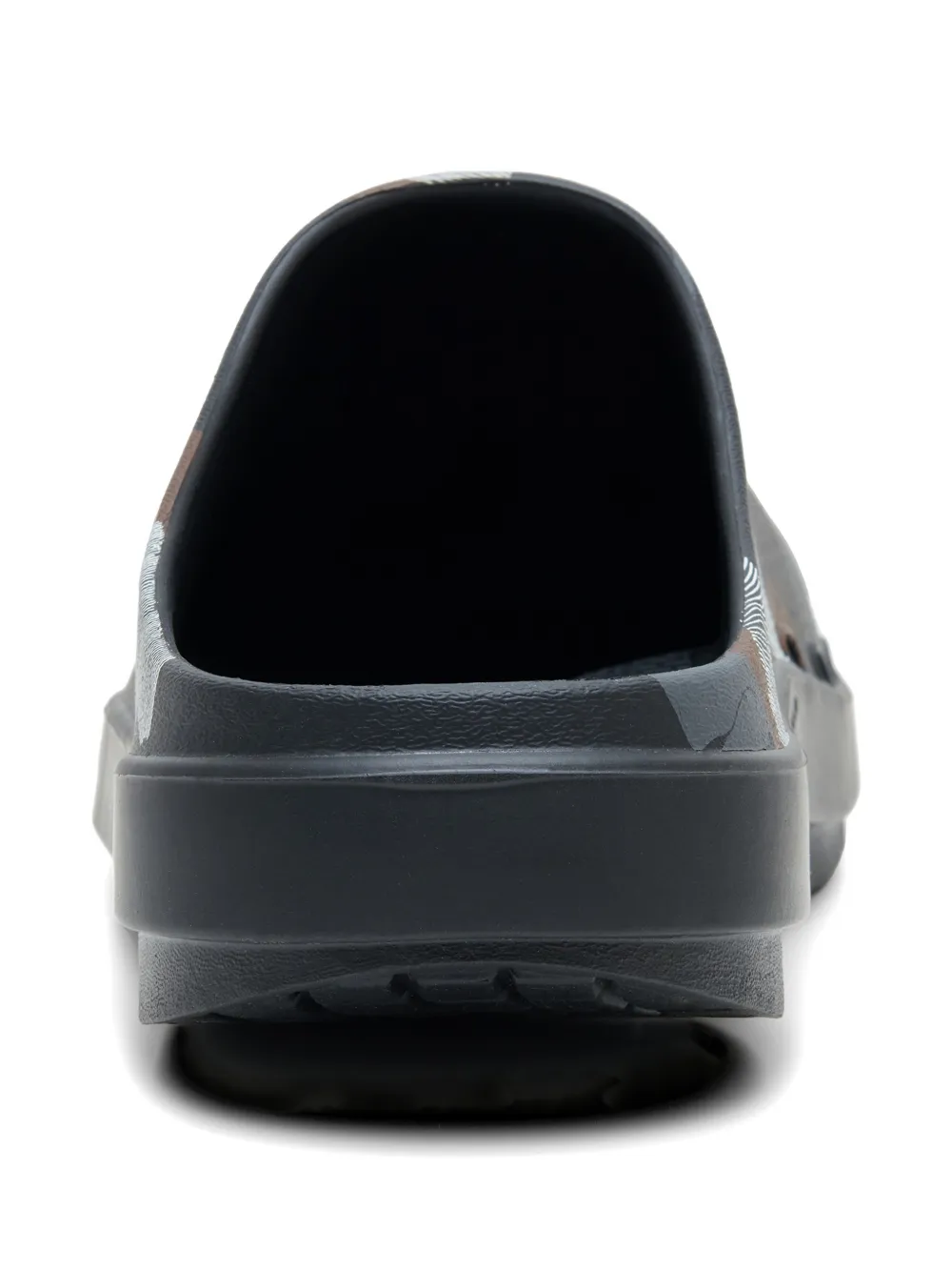 Undercover floral-print sandals Zwart