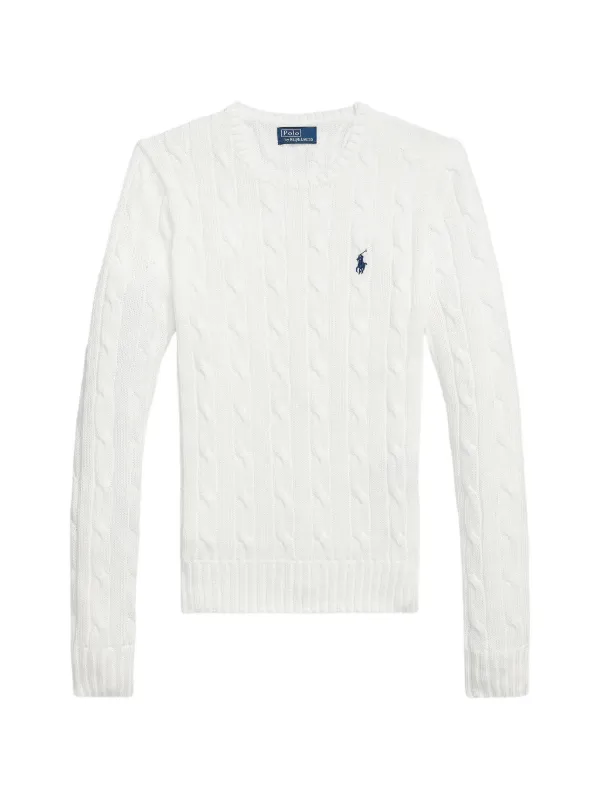 Polo Ralph Lauren ケーブルニット セーター | ホワイト | FARFETCH JP
