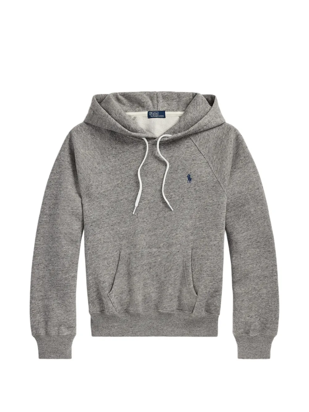Polo Ralph Lauren Shrunken fit fleece hoodie - Grigio
