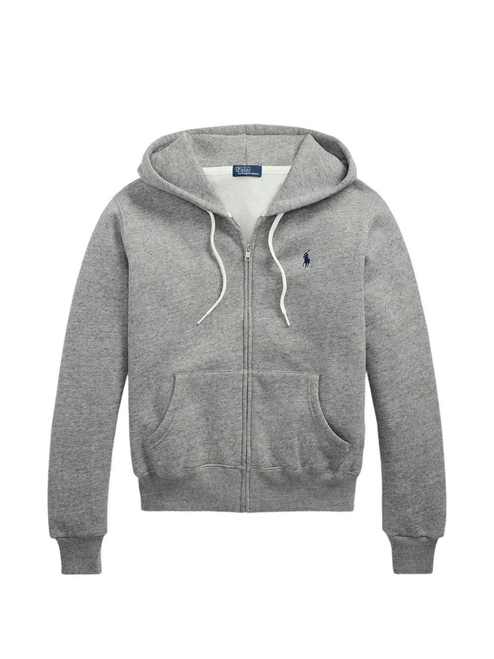 Polo Ralph Lauren embroidered-logo hoodie - Grau