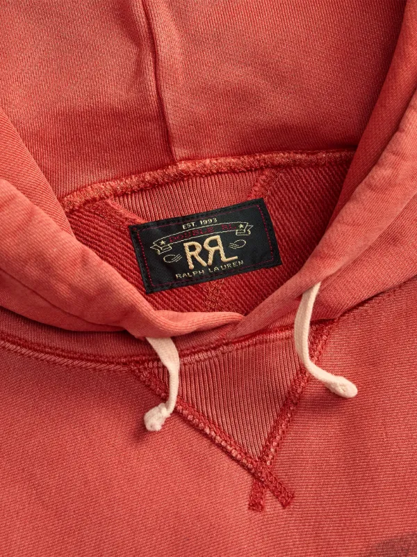 Ralph Lauren RRL logo-print Hoodie | Red | FARFETCH