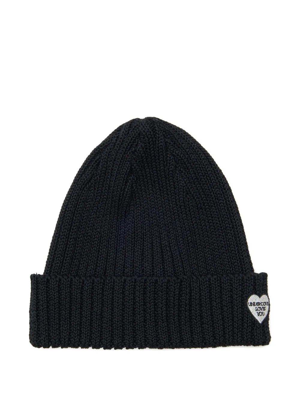 Undercover ribbed-knit beanie hat - Nero