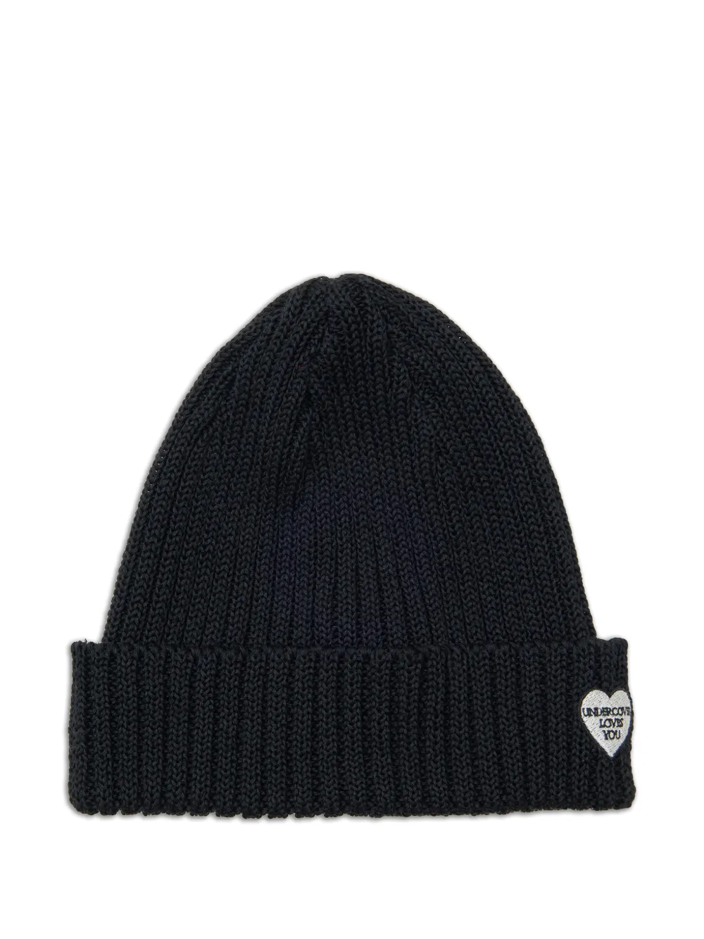Undercover ribbed-knit beanie hat - Nero