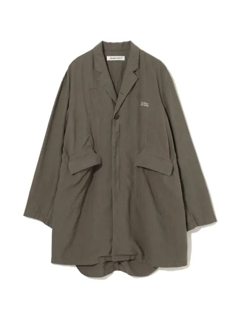 Undercover logo-print notched-lapel jacket