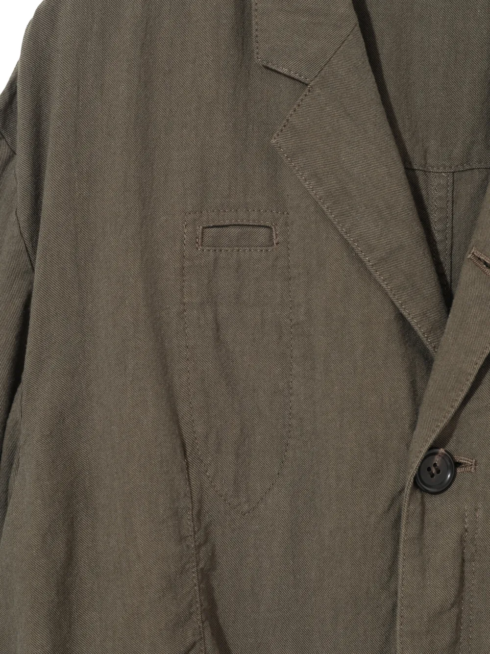 Undercover Jack met gekerfde revers en logoprint Groen