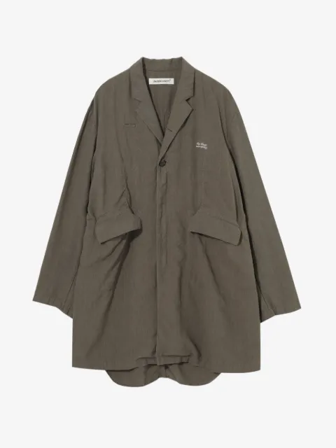 Undercover logo-print notched-lapel jacket